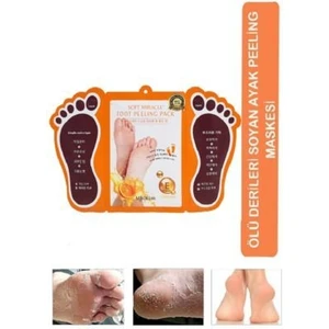 Ayak Soyucu Çorap Ölü Derileri Soyan Ayak Çorabı Peeling Maskesi Mjkoreanayakmaskesi
