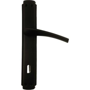 Nsp Bravo Aynalı Siyah Oda Kapı Kolu 1 Takım