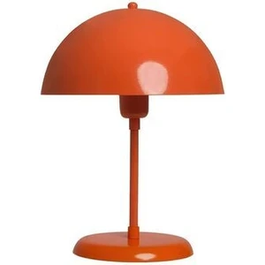 Metal Masa Lambası Modern Yarım Küre Başlıklı Turuncu LED Ampul Uyumlu Şık Dekoratif Tasarım