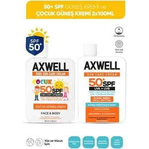 50+ Spf Yetişkin ve Çocuk Güneş Kremi Seti