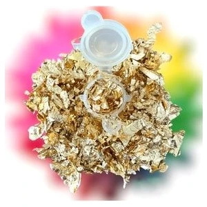 Epoksi Kalıp Cank Epoksi  Altın Kırık Folyo Süsleme , Mum Süsleme, Tırnak Makyaj Süs , Epoksi Malzeme, Nail Glitter