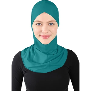 Çapraz Hijab - St 232 Petrol Yeşili