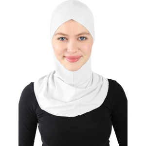 Çapraz Hijab - St 232 Beyaz