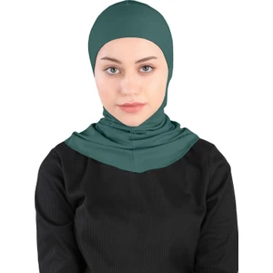Büyük Hijab Bone - St 224 Zümrüt