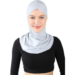 Çapraz Hijab - St 232 Açık Gri