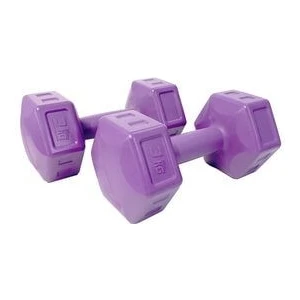 3 kg Mor Dambıl Seti 3 kg x 2 Adet Toplam 6 kg Ağırlık Seti