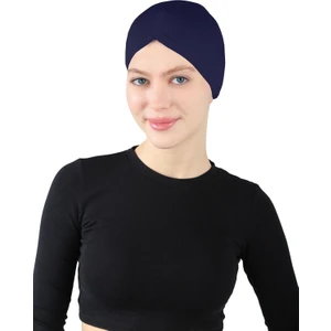 Pileli Geçme Bone - St 256 Lacivert