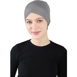 Çapraz Geçme Bone - St 060 Koyu Gri