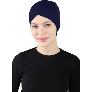 Çapraz Geçme Bone - St 060 Lacivert