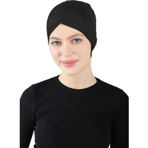 Çapraz Geçme Bone - St 060 Siyah