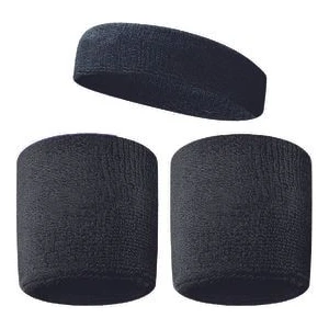 444 Marka Havlu Ter Kafa Sporcu Saç Bandı ve 2 Adet Havlu Bileklik Fitness Futbol Yoga Saç Bandı ve Bilekliği
