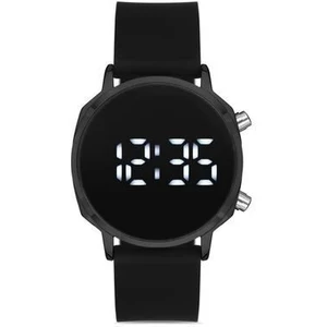 Aqua Di Polo 1987 Unisex Dijital Siyah Silikon Kol Saati Suya Dayanıklı Metal Kasa