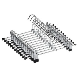 Metal Tutmalı Klipsli Etek ve Pantolon Askısı Elbise Askısı Ayarlanabilir Elbise Askısı Metal 10 Adet Metal Askı Paslanmaz Askı Klipsli Ayarlanabilir Askı