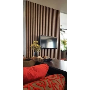 Zeta Wood 240 cm 12 Adet Kendinden Yapışkanlı Ahşap Çıta  - Ceviz