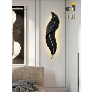 Day Home Pilli Dekoratif Tüy LED Aplik