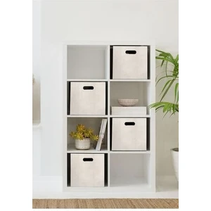 Krem Çok Amaçlı Keçe Organizer Dolap Içi Düzenleyici 4'lü Sepet Seti 30 x 30 cm