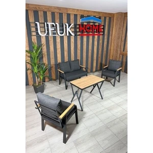 Ufuk Home Kavacık 2 1 1 Masa Bahçe Mobilyası, Balkon Çay Seti, Bahçe Koltuk Takımı, Balkon Takımı