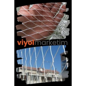 Balkon Filesi 3 Mt x 5 Mt Toplam 15 m2 Kedi Kuş Koruma Önleme Ağı