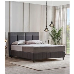 Bedding Dream Line Baza Başlık Set - Koyu Gri, Antrasit
