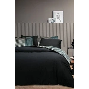 Bedding CharMe Bronte Çift Kişilik Xl Kadife Saten Nevresim Takımı - Siyah