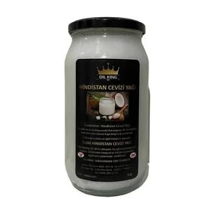 Oil King Hindistan Cevizi Yağı 1 Lt (Soğuk SIKIM%100 Saf)