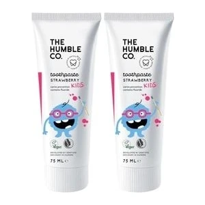 The Humble Co. Unisex Çocuk Humble Diş Macunu Çilek Aromalı 75ML X2 Adet