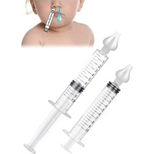 Ata Home Şırıngalı  Burun Aspiratörü Bebek Burun Temizleme Aparatı Şiringa 10 ml (2 Adet)