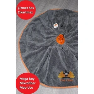Fine Clean Gri Mega Boy Lüks Kalite Mikrofiber Paspas Mop Yedek Ucu ( 1 Adet )