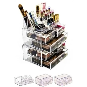 Ahir Ticaret Makyaj Düzenleyici Set 5 Katlı 6 Çekmeceli Akrilik Organizer