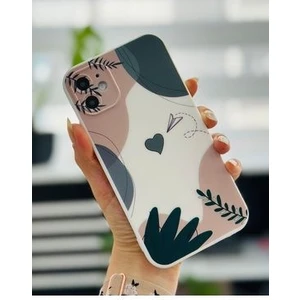 Go Aksesuar Iphone 11 Uyumlu (12 Görünümlü Köşeli ) Içi Kadife Secret Garden Renkli Kılıf