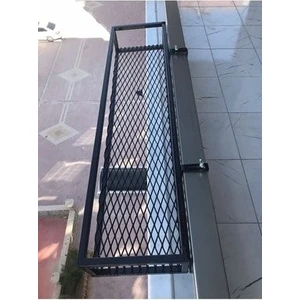 Miray Evim Saksılık Çiçeklik Balkon Model Kare Küpeşteler Için 120 cm