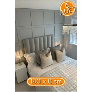 Yıldırım's Home Iskandinav Duvar Çıtası 1 Paket(5 Adet) 140×8