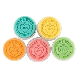 Doğal Oyun Hamuru - Eco Cup- 5'li Pastel Renkler Ara Renkler 5X125GR