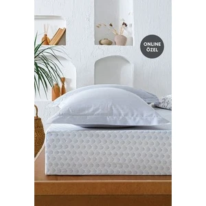 Mix&Match Brando Tek Kişilik Ranforce Yıkamalı Lastikli Çarşaf - Mavi