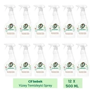 Bebek Çok Amaçlı Yüzey Temizleyici Sprey 12x 500 ml
