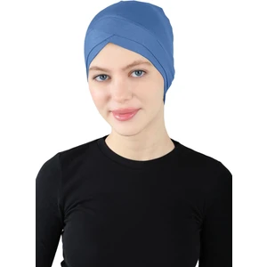 Çapraz Geçme Bone - St 060 Kot Mavisi