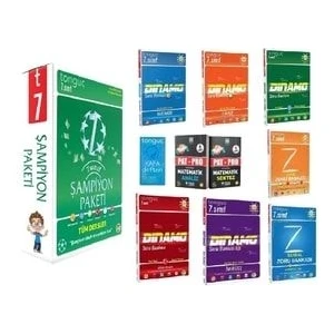 Tonguç Akademi Tonguç Yayınları 7. Sınıf Şampiyon Paketi ile Pat-Pro Matematik Seti ve Kafa Defteri (Toplam 9 Kitap)