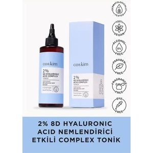 8 Çeşit Hyaluronik Asit Içeren Nemlendirici Tonik | 2% 8d Hyaluronic Acid Complex Toner 250 ml