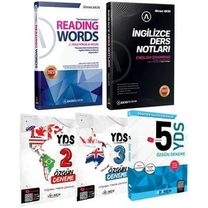 Akın Dil Eğitim Akın Dil Eğitim Reading Words + Ingilizce Ders Notları + Panem YDS 2-3-5 Deneme