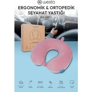 Wexta WX-HM02 Pudra Pembe Seyahat Boyun Yastığı