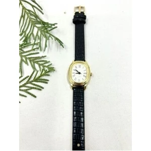 Retro Minimal Vintage Deri Kordon Kadın Kol Saati