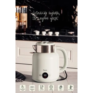 KT-01 Retrofi Su Yeşili 1.5 L Retro Elektrikli Kettle Su Isıtıcı