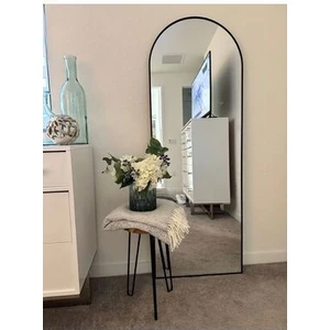 Enc Home Ayaklı Oval Boy Aynası 180x50 cm Metal Çerçeveli Şık ve Dayanıklı Modern Tasarım