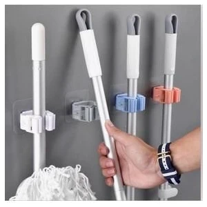 Yapışkanlı Pratik Mop - Temizlik Fırçası Tutucu 4 Adet