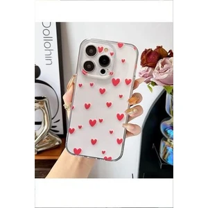 3gen Case İphone 15 Pro Max Uyumlu Desenli Şeffaf Silikon Kılıf