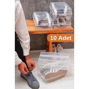 Şeffaf Ayakkabı Saklama Kutusu