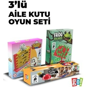 Go Toys Yeni Yıla Özel 3'lü Aile Kutu Oyunu Seti Large Paket-1