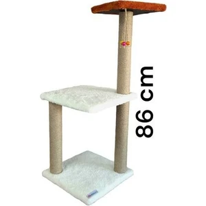 Lena Pet 86CM Uzun Boy Iki Katlı Boncuklu Kedi Tırmalama Tahtası