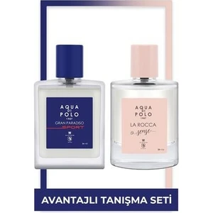 Aqua Di Polo 1987 La Rocca Sense 50 ml Kadın Edp ve Gran Paradiso Sport 50 ml Erkek Edp Seti STCC000330