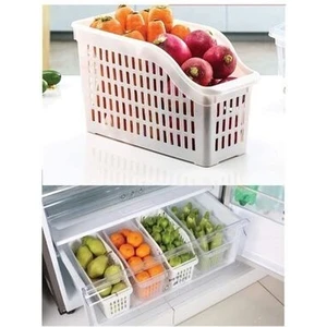 6 Adet Buzdolabı Sepeti Dolap Içi Düzenleyici Sepet Organizer Org-20